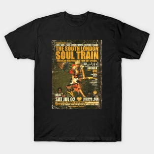 POSTER TOUR - SOUL TRAIN THE SOUTH LONDON 130 T-Shirt